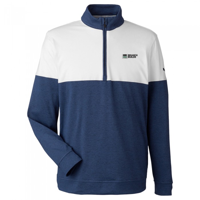 Puma Golf Mens Cloudspun Warm Up Quarter Zip